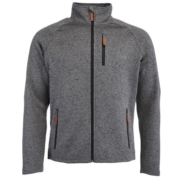 Willard Willard ENRIKE Muška flis podjakna s izgledom džempera, tamno siva, veličina