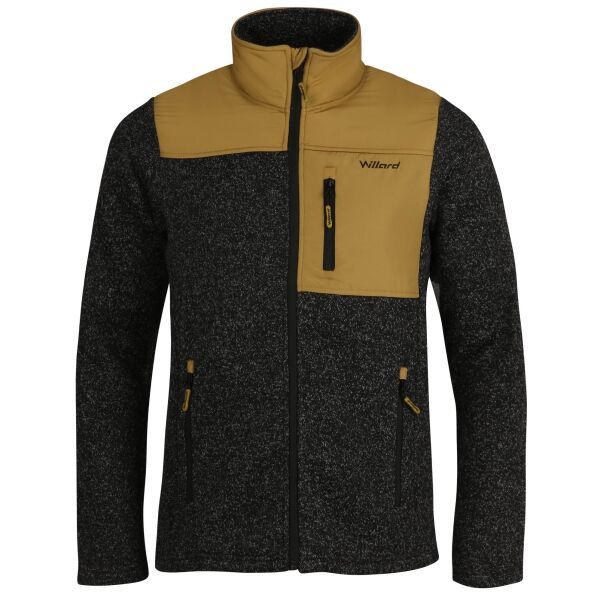 Willard Willard IMRI Muška flis podjakna s izgledom džempera, crna, veličina