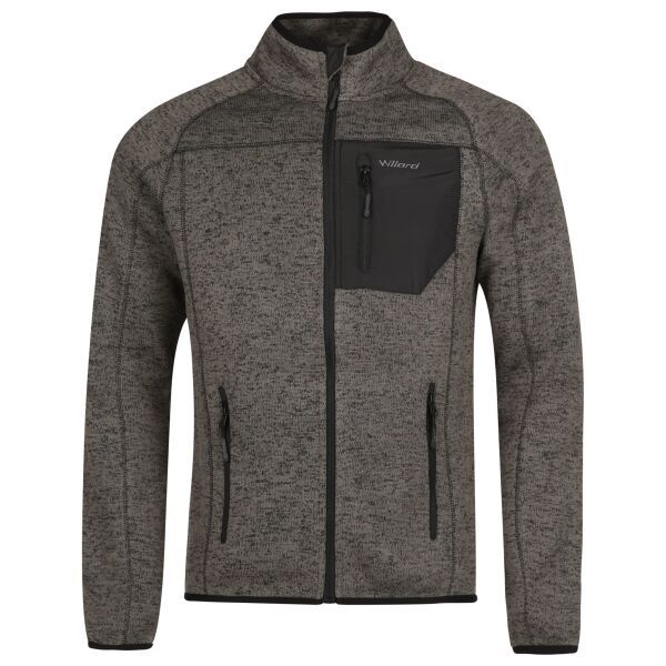 Willard Willard WARIOR Muška flis podjakna s izgledom džempera, khaki, veličina