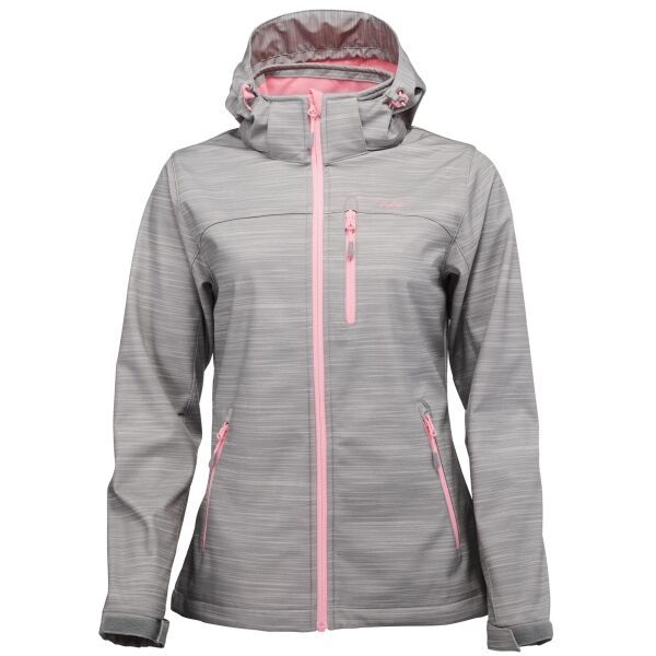 Willard Willard ZELANDA Ženska softshell jakna s zatvaračem po cijeloj dužini, siva, veličina