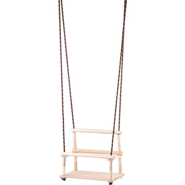 WOODY WOODY SWING WITH PLAYPEN Ljuljačka, smeđa, veličina