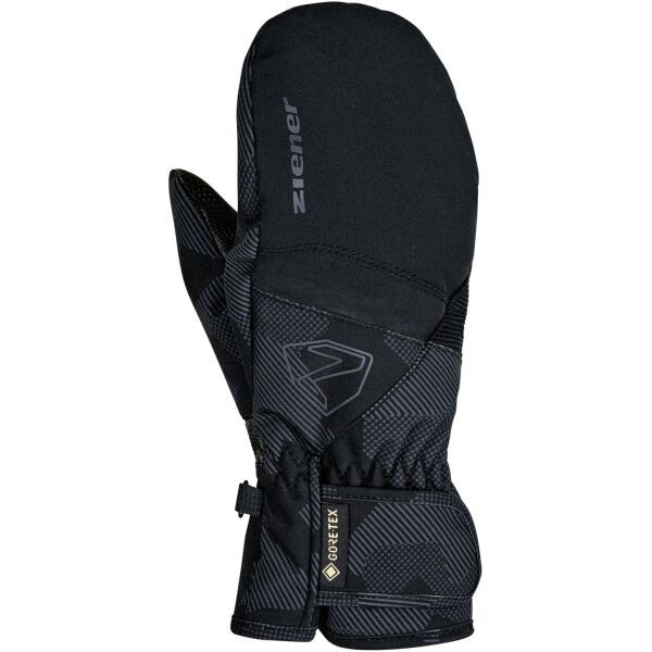 Ziener Ziener LEVIN GTX MITTEN JUNIOR Dječje skijaške rukavice s palcem, crna, veličina