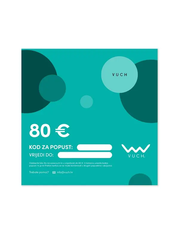 VUCH VUCH E-poklon kartice 80 €