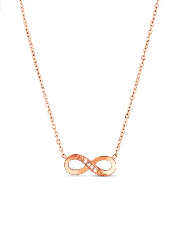 VUCH VUCH Ogrlica Enso Rose Gold