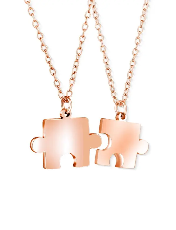 VUCH VUCH Ogrlica Puzea Rose Gold