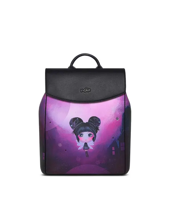 Vushie Vushie Vivian Rounded Flap Backpack