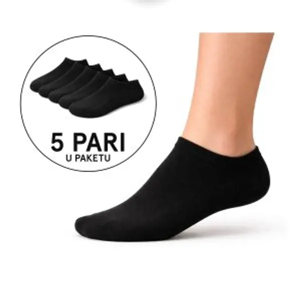 NW PAMUČNE STOPALICE 5 PACK