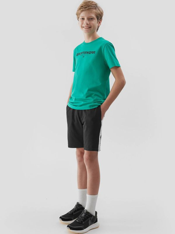 4F 4F Dječje kratke hlačice crna