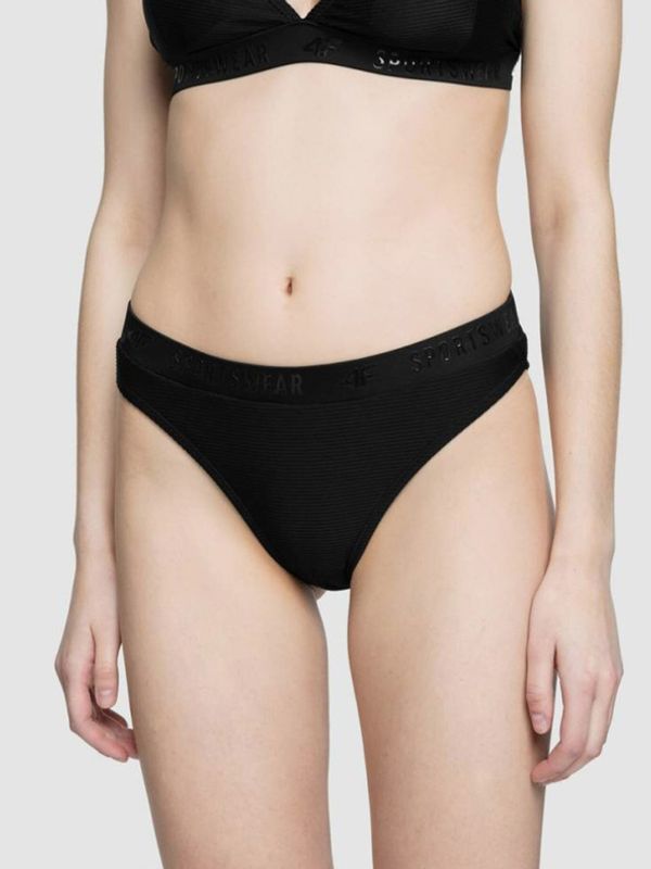 4F 4F Donji dio kupaćeg kostima crna