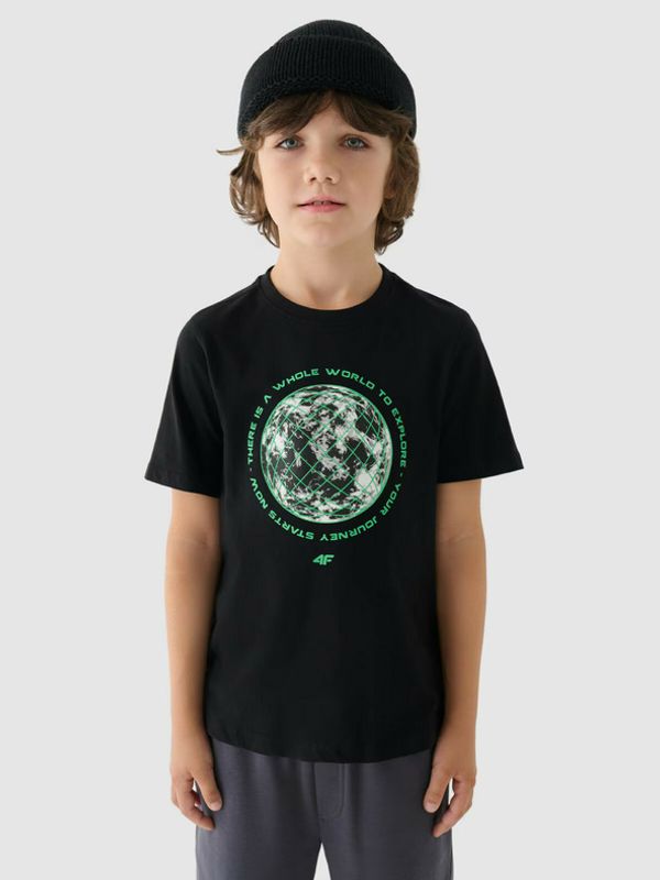 4F 4F Majica dječja crna