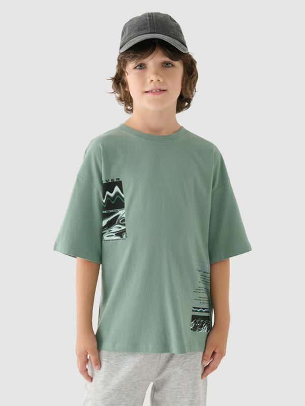 4F 4F Majica dječja zelena