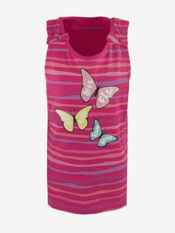 ALPINE PRO ALPINE PRO Holso Majica bez rukava dječja ružičasta