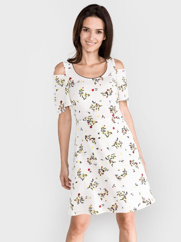 Armani Exchange Armani Exchange Haljina bijela