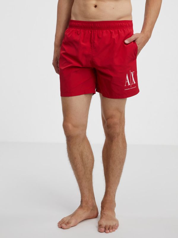 Armani Exchange Armani Exchange Kupaći kostim crvena