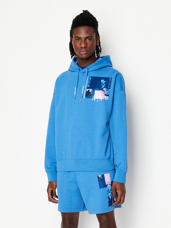 Armani Exchange Armani Exchange Majica dugih rukava plava