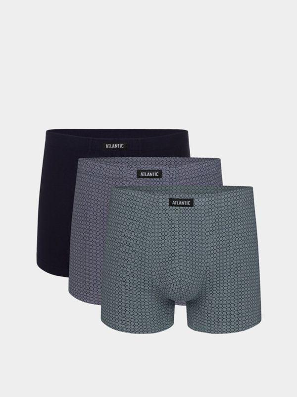 Atlantic Atlantic 3-pack Bokserice zelena