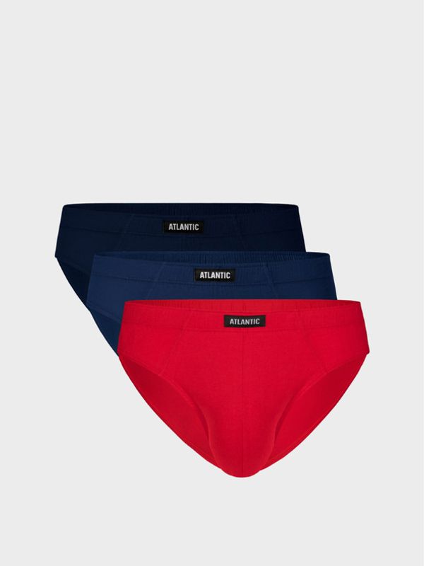 Atlantic Atlantic Muške gaćice 3 kom crvena