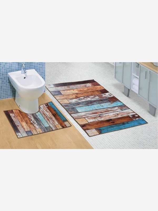 Bellatex Bellatex Set Prostirka za kupaonicu smeđa