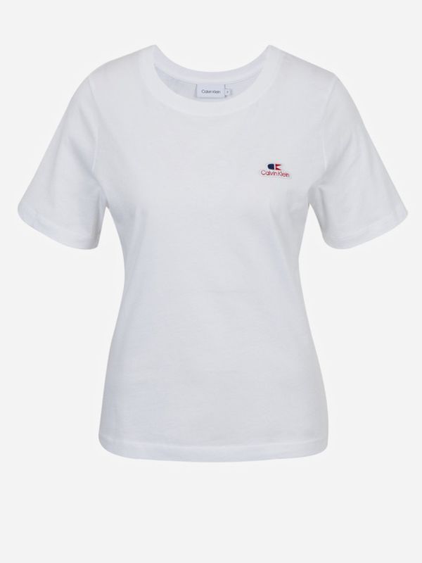 Calvin Klein Jeans Calvin Klein Jeans Vintage Logo Small Majica bijela
