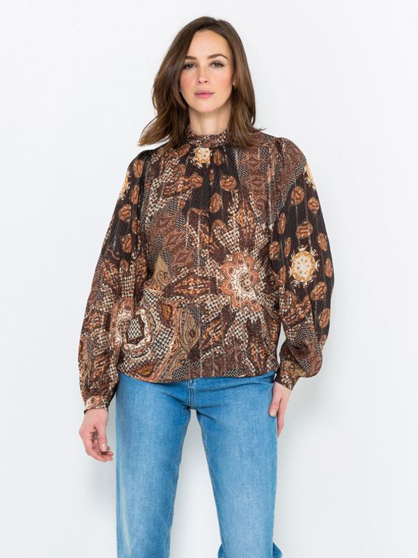 CAMAIEU CAMAIEU Bluza smeđa