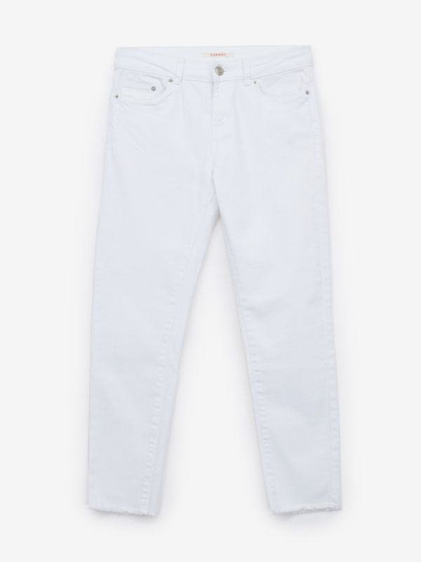 CAMAIEU CAMAIEU Hlače bijela