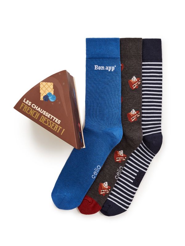 Celio Celio 3-pack Čarape plava