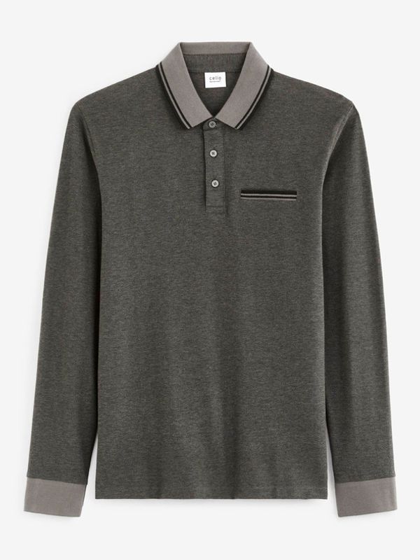 Celio Celio Cedotml Polo majica siva