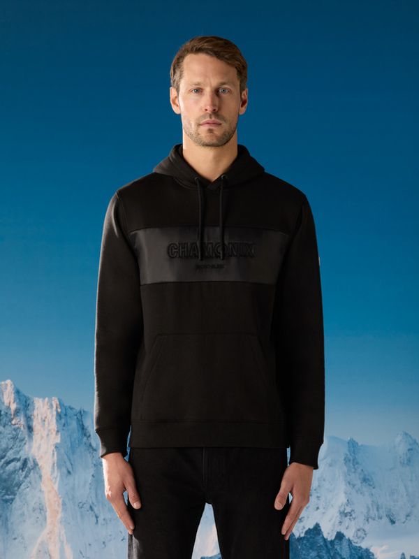 Celio Celio Chamonix-Mont-Blanc Majica dugih rukava crna