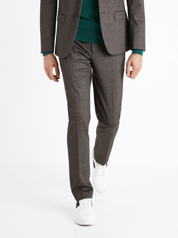 Celio Celio Comaglia Hlače siva