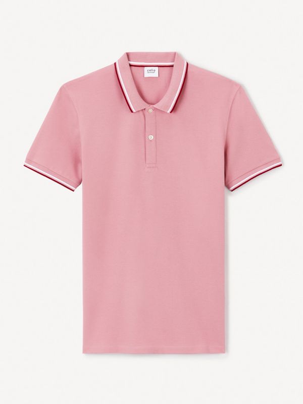 Celio Celio Decolrayeb Polo majica ružičasta