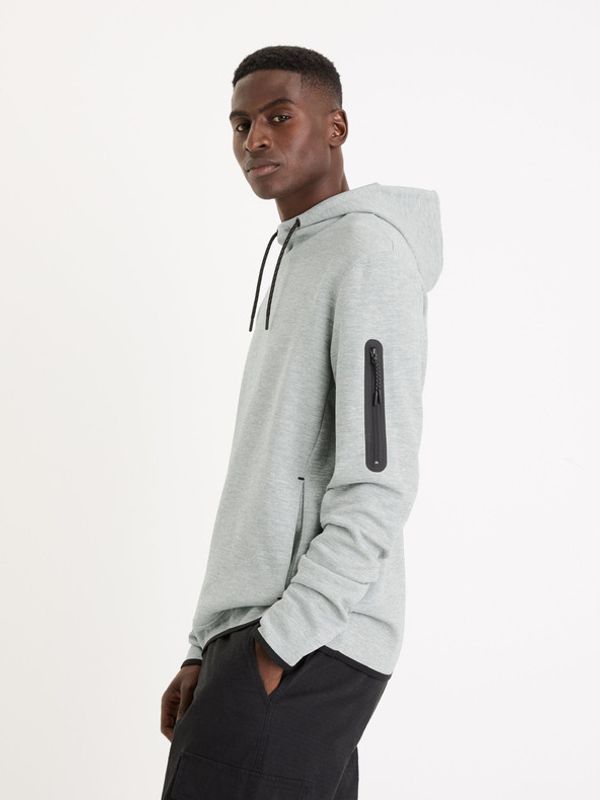 Celio Celio Geyokecap Majica dugih rukava siva