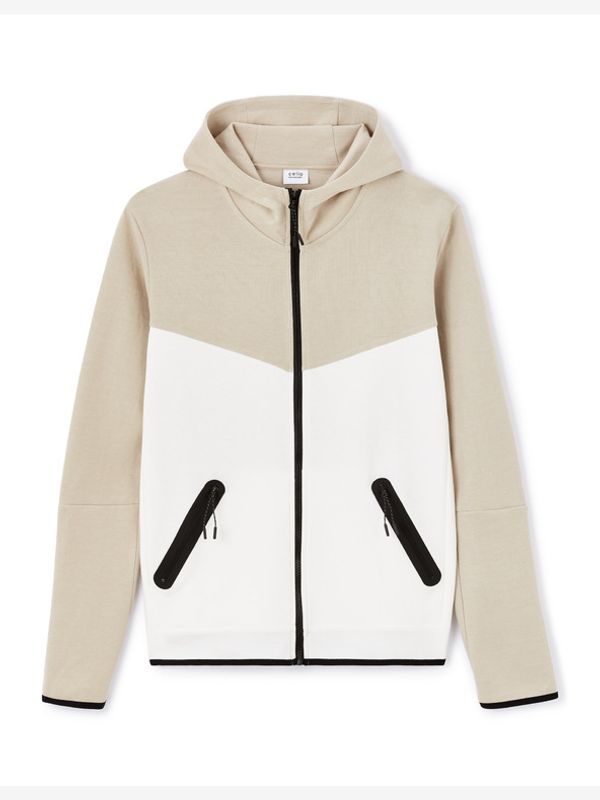 Celio Celio Lenewyoke Majica dugih rukava bež