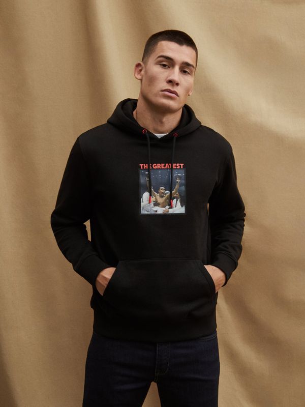 Celio Celio Muhammad Ali Majica dugih rukava crna