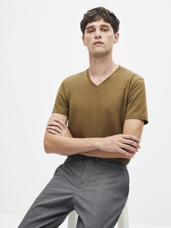 Celio Celio Neuniv Majica smeđa