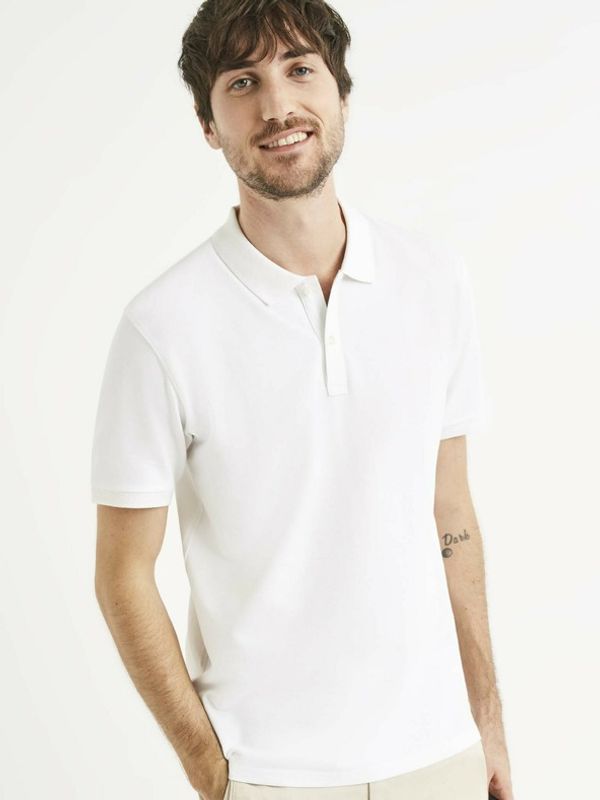 Celio Celio Polo majica bijela