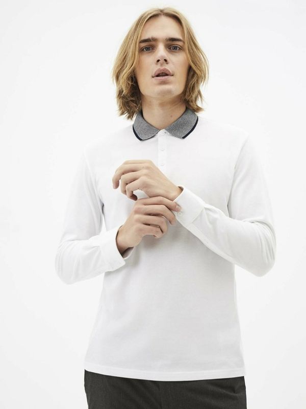 Celio Celio Sessicoml Polo majica bijela