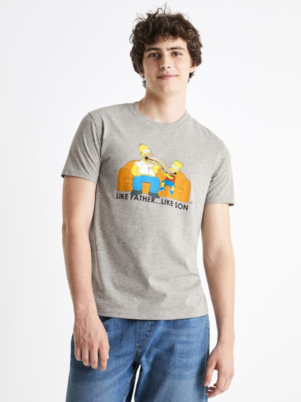Celio Celio The Simpsons Majica siva