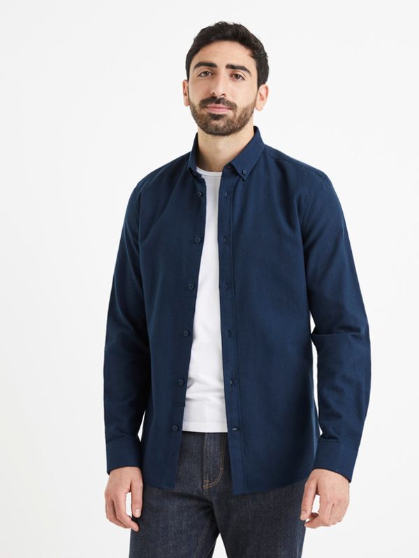 Celio Celio Vafla Košulja plava