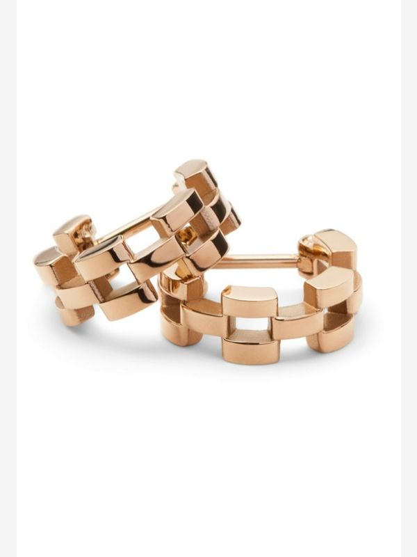 Daniel Wellington Daniel Wellington 3-Link Naušnice ružičasta