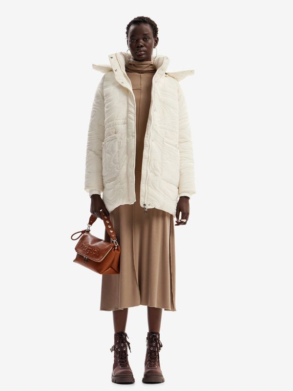 Desigual Desigual Aarhus Jakna bijela