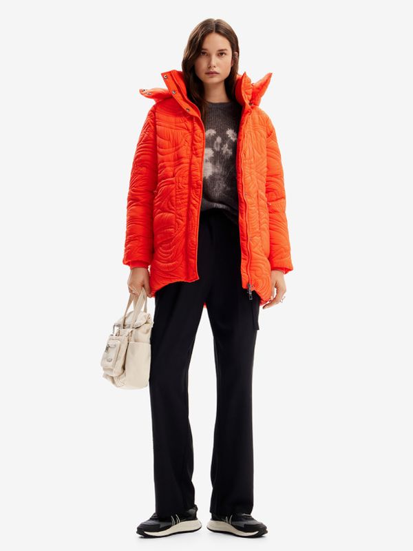 Desigual Desigual Aarhus Jakna narančasta