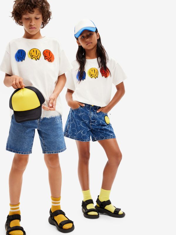 Desigual Desigual Asher Majica dječja bijela