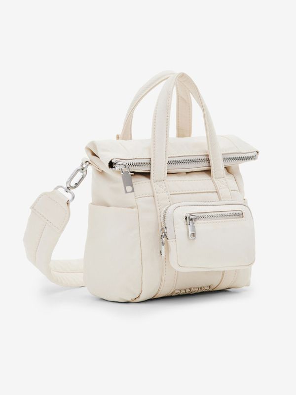 Desigual Desigual Basic Modular Voyager Micro Torba bijela