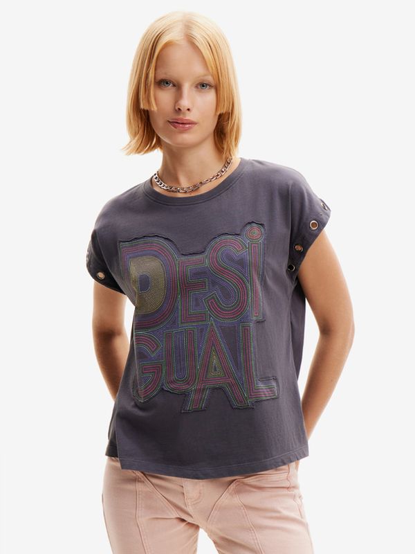 Desigual Desigual Berlin Majica siva