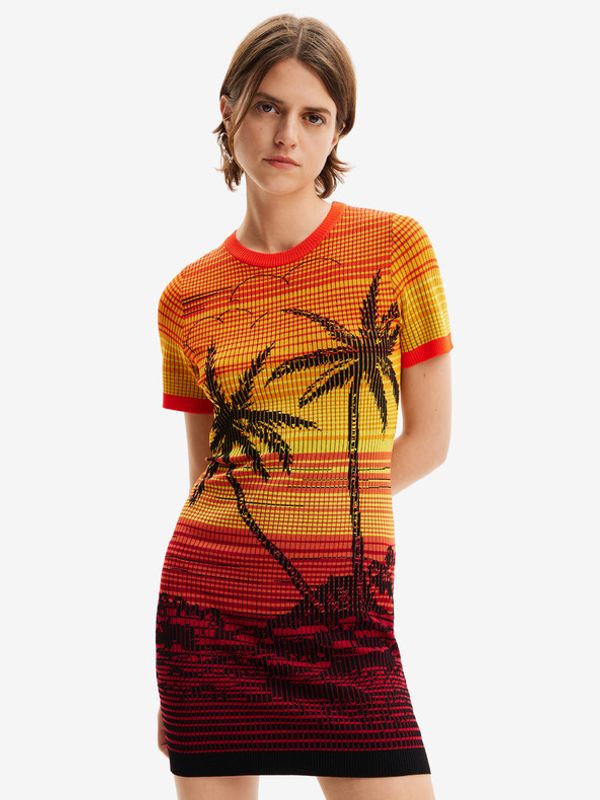 Desigual Desigual Bipalmeri Haljina narančasta