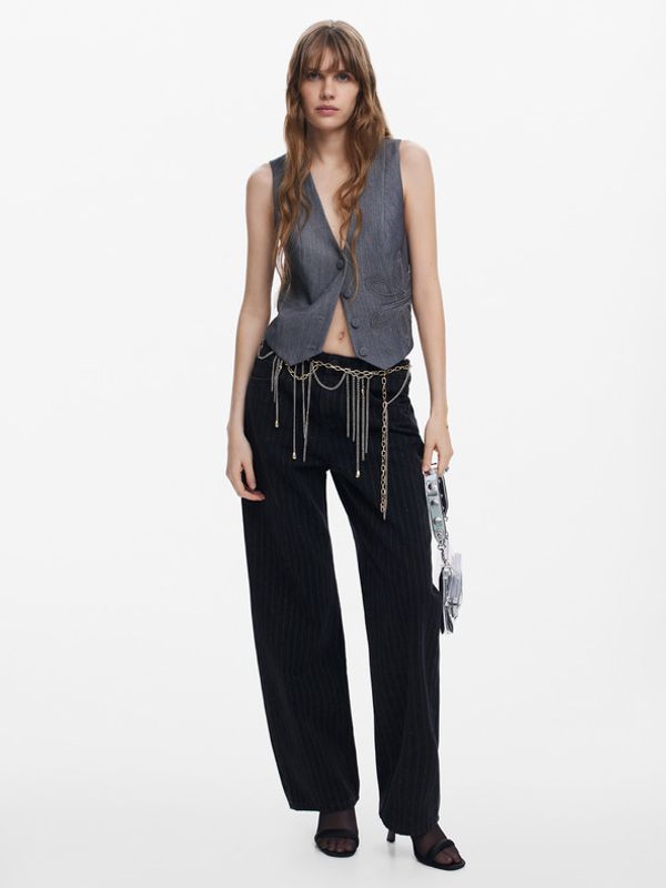 Desigual Desigual Bruselas Prsluk siva