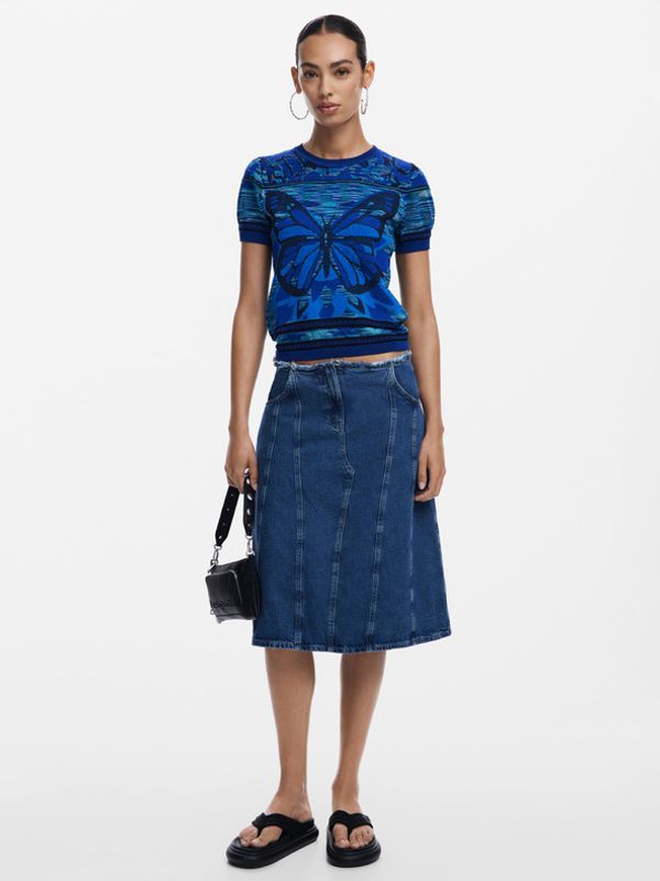 Desigual Desigual Butterfly Majica plava