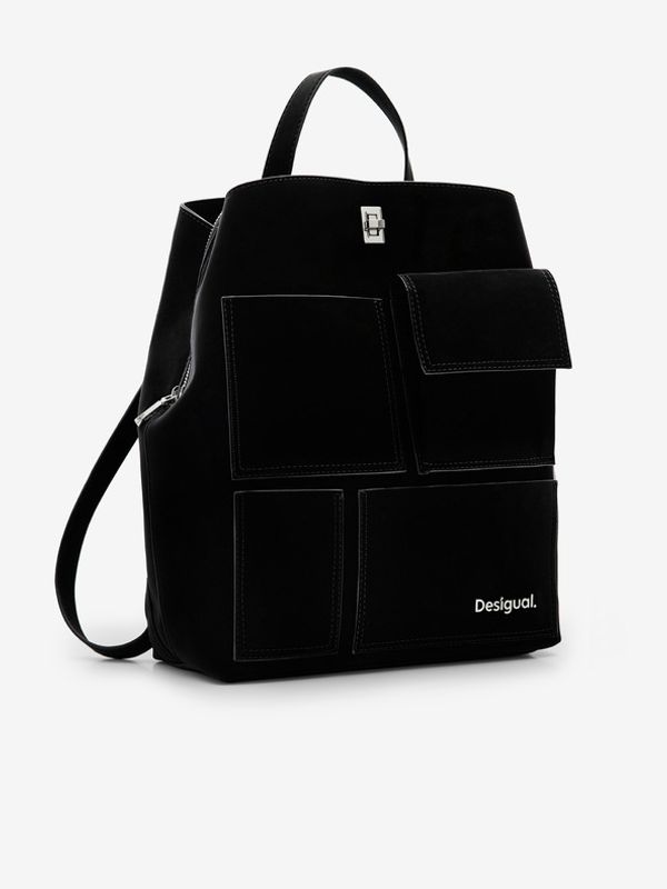 Desigual Desigual Face Sumy Ruksak crna