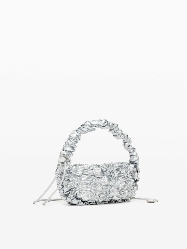 Desigual Desigual Flossy Eibar Mini Torba srebrna