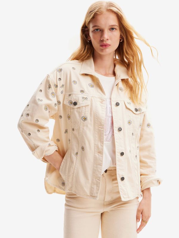 Desigual Desigual Flowers Jakna bijela